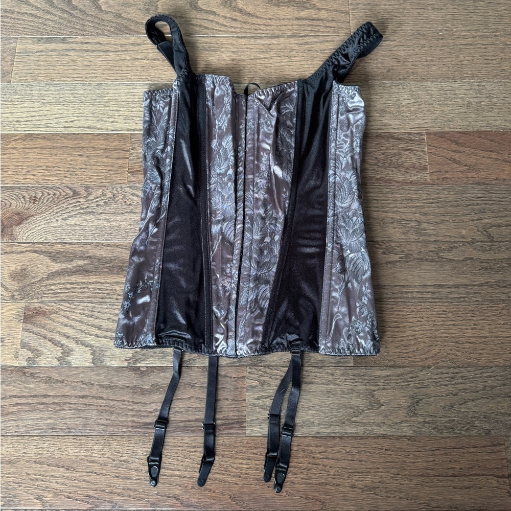 Shirley of Hollywood Black and Gray Camisole